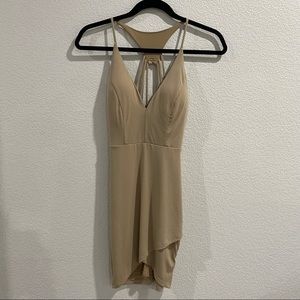 Taupe mini dress NWT